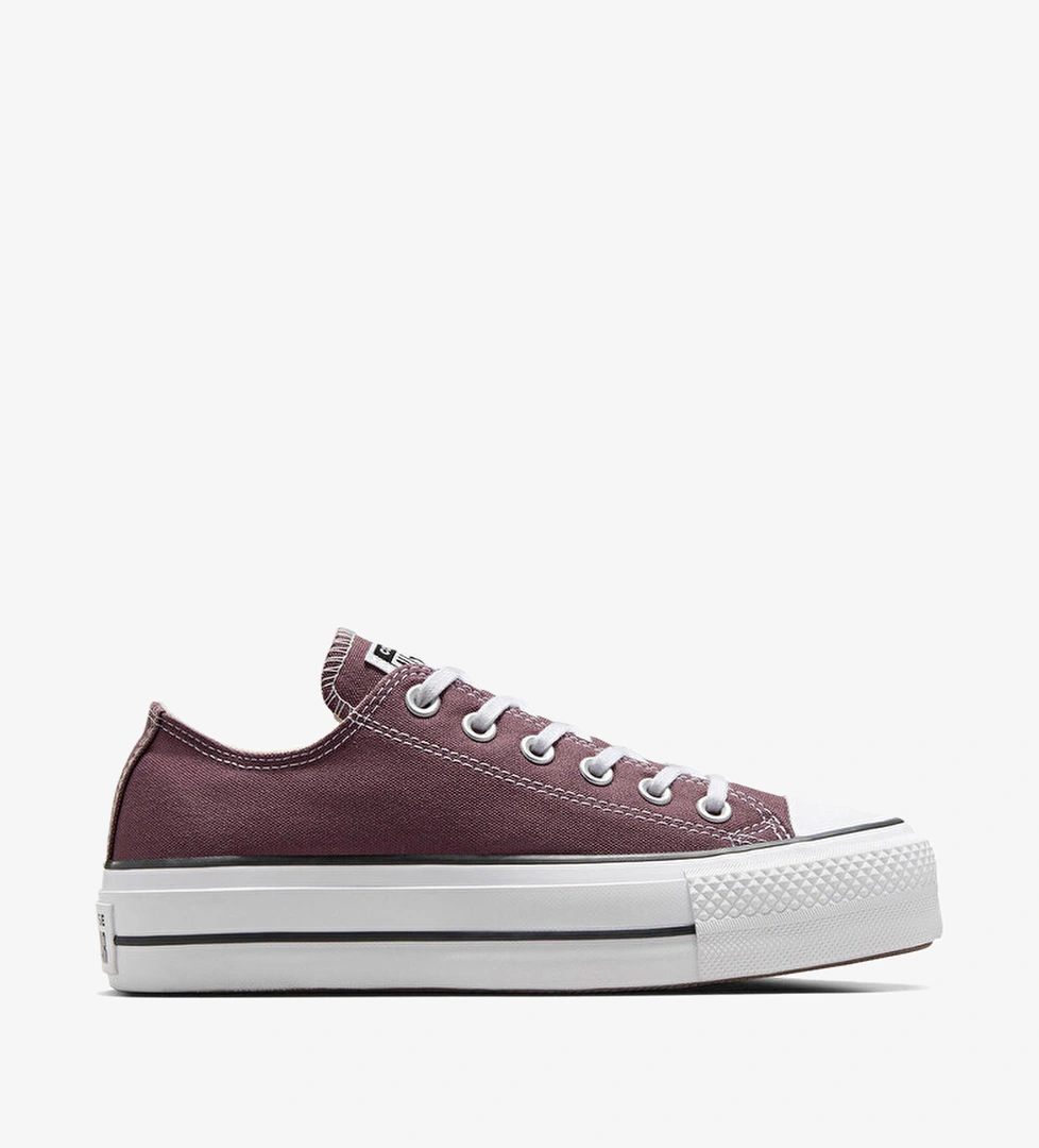 Converse Chuck Taylor All Star Lift Kadın Bordo Sneaker - Görsel 1