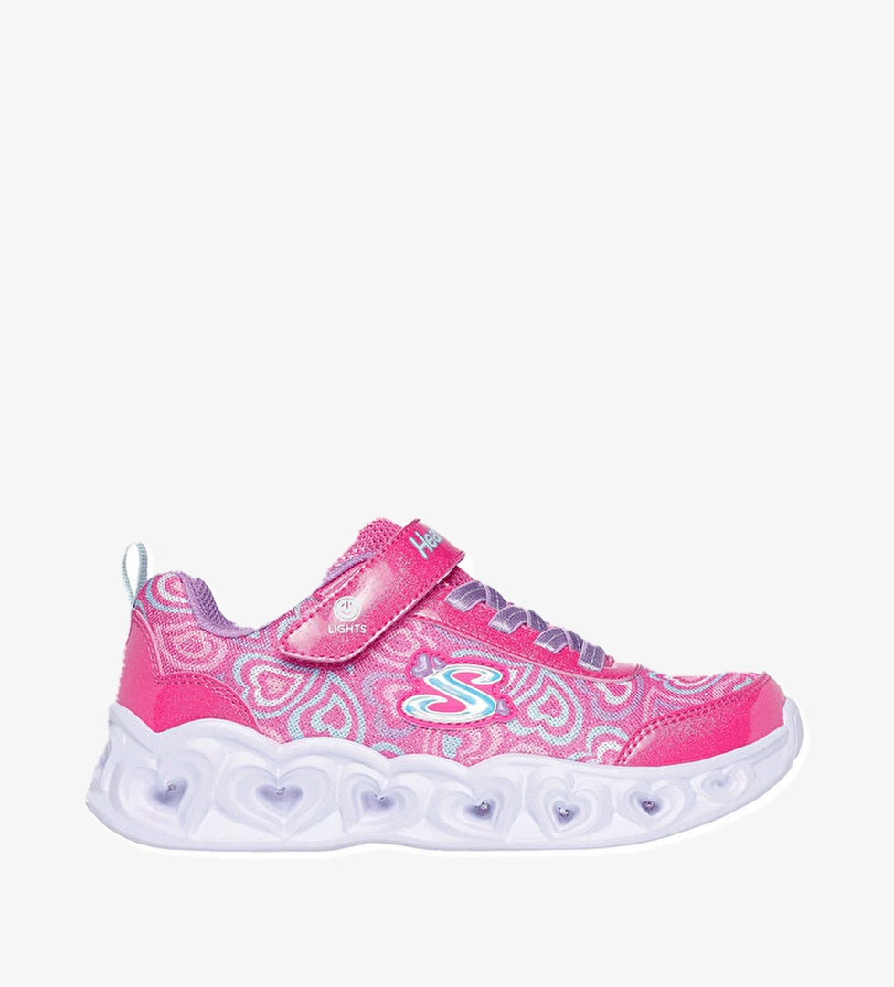 Skechers Heart Lights Kız Çocuk Pembe Spor Ayakkabı