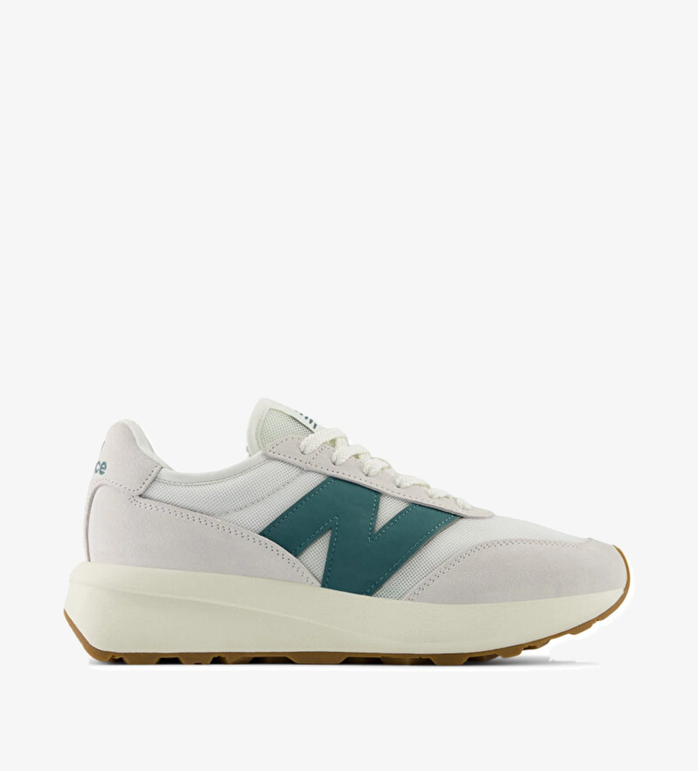 New Balance 370 Gri Spor Ayakkabı - Görsel 1