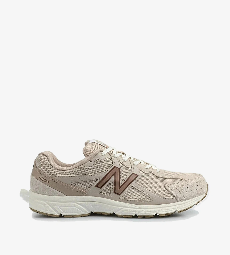 New Balance 480 Bej Sneaker - Görsel 1
