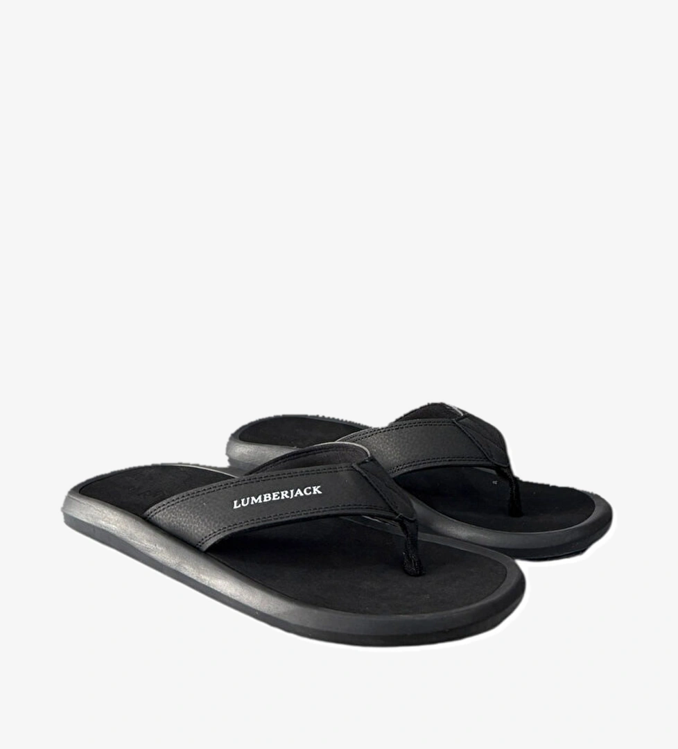 Lumberjack Sainza Erkek Siyah Terlik - Görsel 1