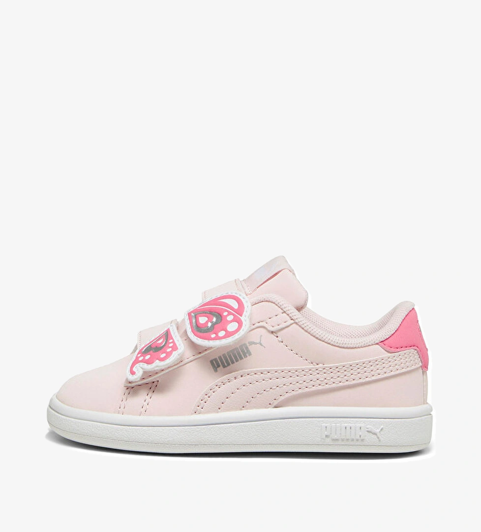 Puma Smash 3.0 Butterfly V Bebek Pembe Sneaker