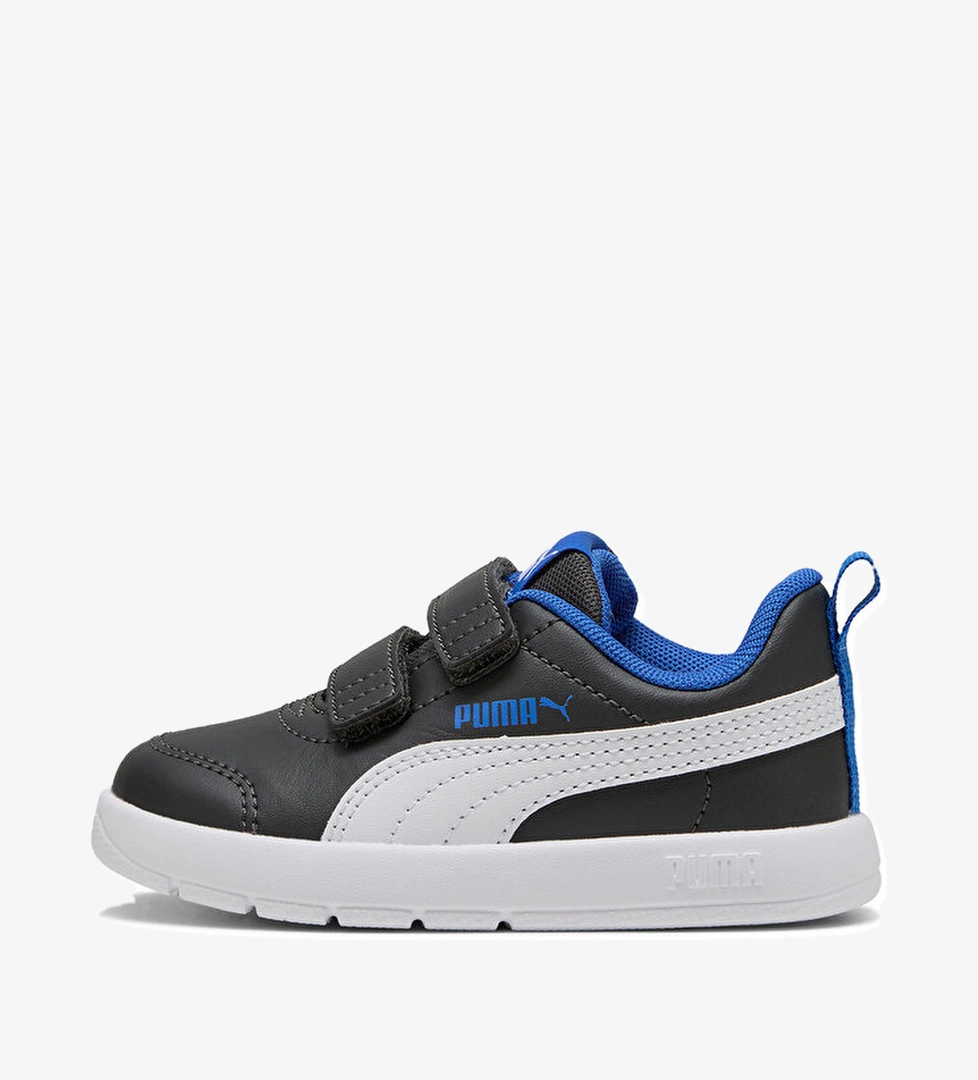 Puma Courtflex V3 V Bebek Siyah Sneaker - Görsel 1