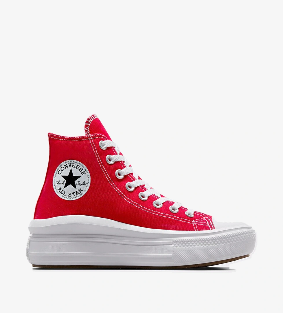 Converse Chuck Taylor All Star Move Kadın Kırmızı Sneaker