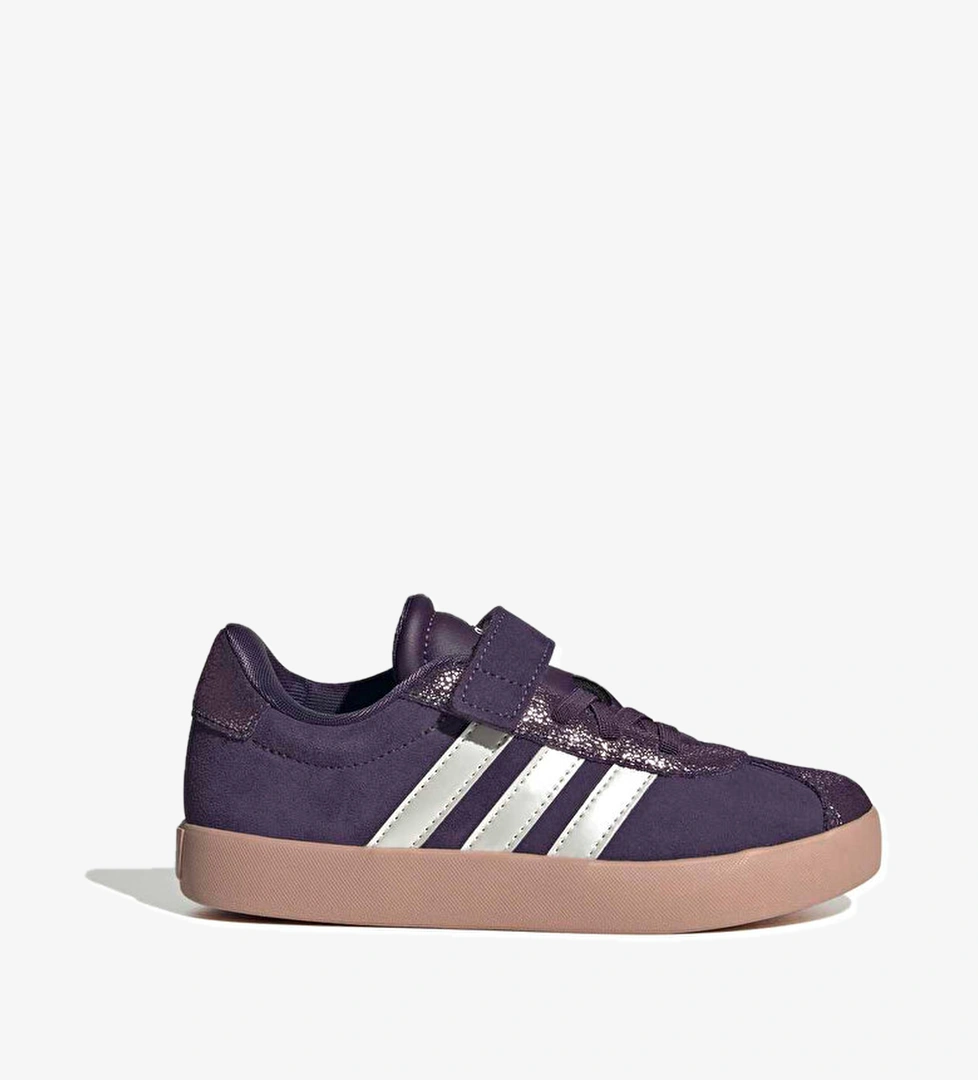 adidas Vl Court 3.0 El C Çocuk Mor Sneaker - Görsel 1