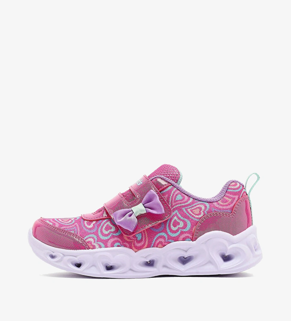 Skechers Heart Lights Kız Çocuk Pembe Spor Ayakkabı - Görsel 1