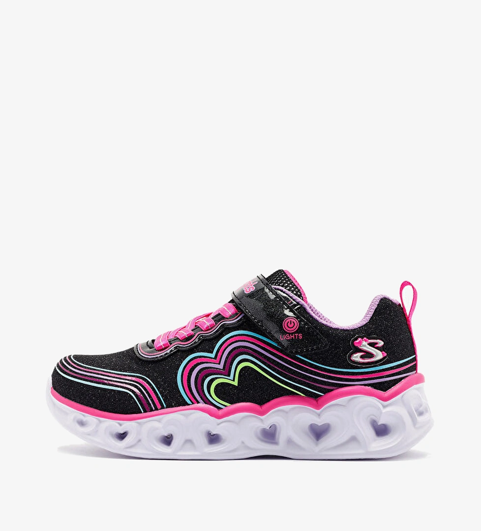 Skechers Skechers Heart Lights Çocuk Siyah Spor Ayakkabı model görseli