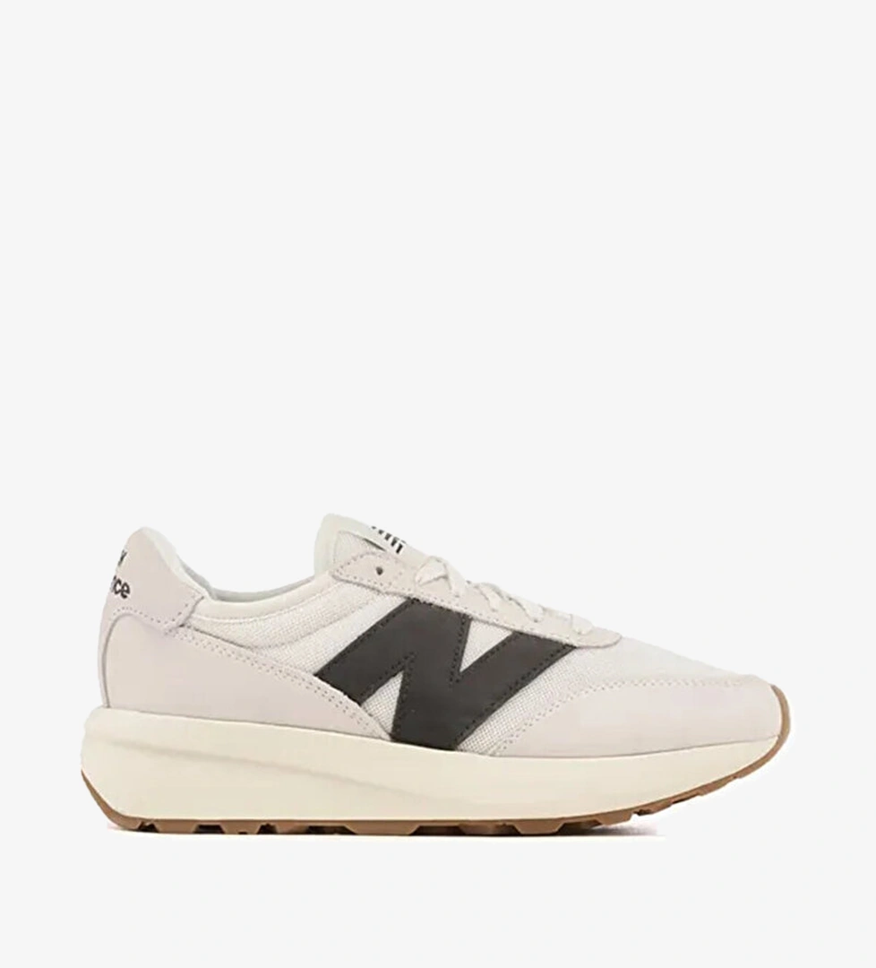 New Balance 370 Erkek Siyah Spor Ayakkabı - Görsel 1
