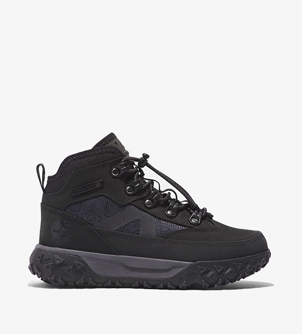 Timberland Green Stride Motion 6 Mid Bungee Waterproof Çocuk Siyah Bot - Görsel 1