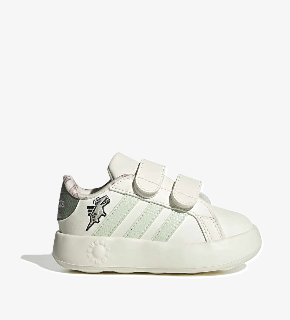 adidas Grand Court Dino Cf I Bebek Beyaz Sneaker - Görsel 1