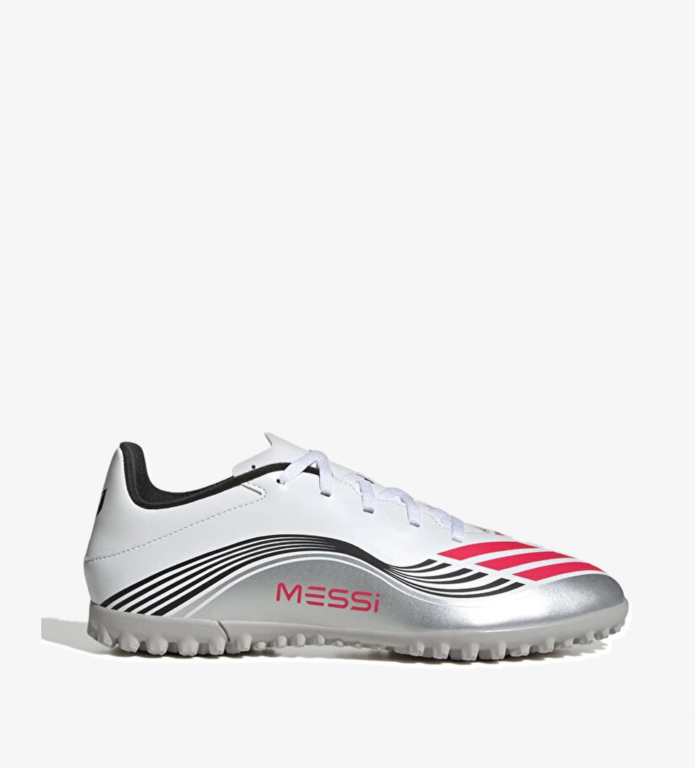 adidas F50 Messi Club Tf Erkek Beyaz Halı Saha Ayakkabısı - Görsel 1