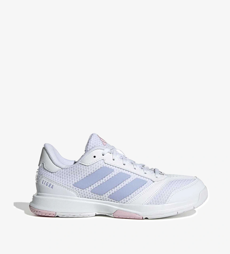 Adidas Adidas Ligra 8 Indoor Kadın Beyaz Hentbol Spor Ayakkabısı Ayakkabı model görseli