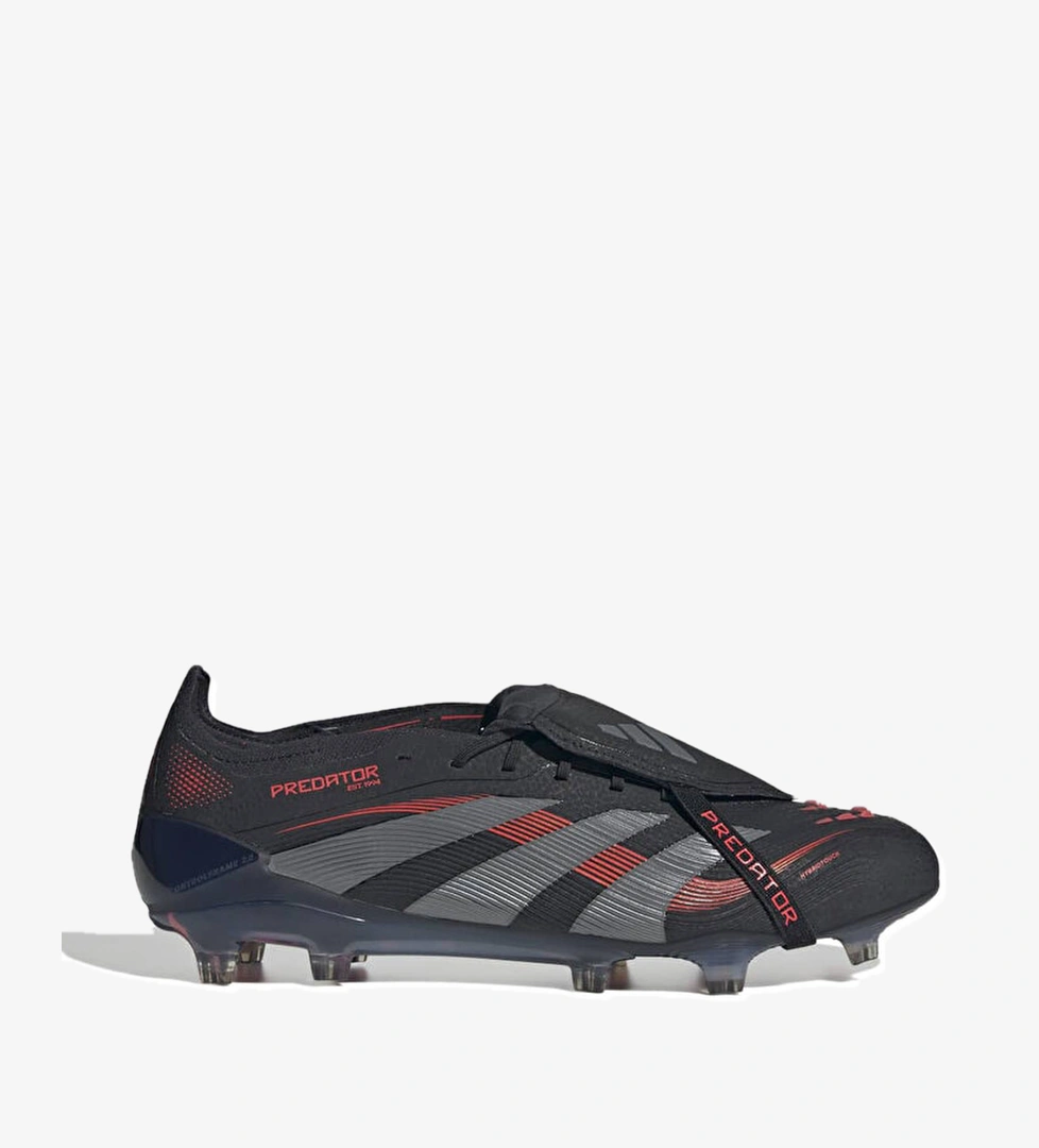 Adidas adidas Predator Elite Fold-Over Tongue Firm Ground Erkek Siyah Krampon Futbol Ayakkabıları | Sporthink Siyah - 1. görsel