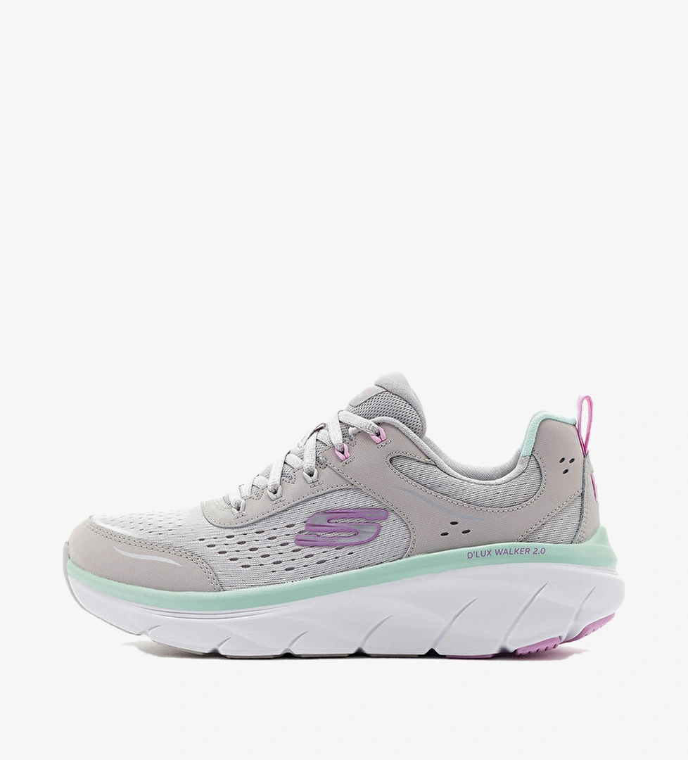 Skechers D'lux Walker 2.0 Kadın Gri Spor Ayakkabı