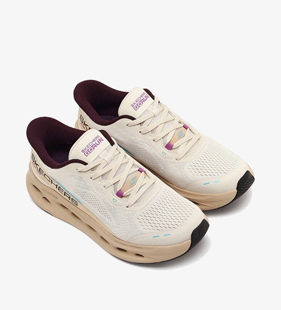 Skechers Bej Skechers Max Cushioning Kadın Koşu Ayakkabısı