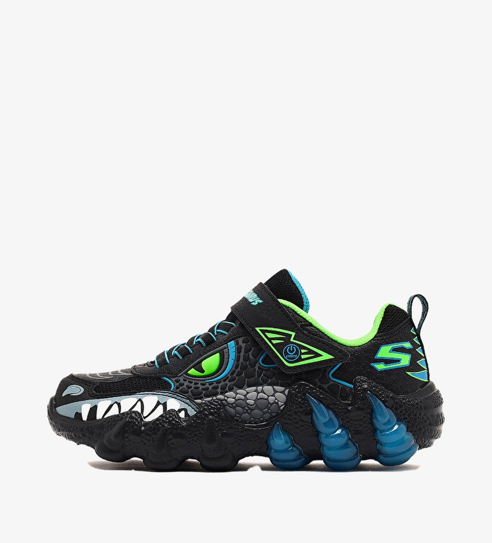 Skechers Skechosaurus Lights BC Erkek Çocuk Siyah Spor Ayakkabı