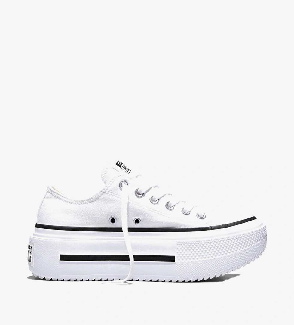 Converse Chuck Taylor All Star Lift Double Stack Pl Kadın Beyaz Sneaker