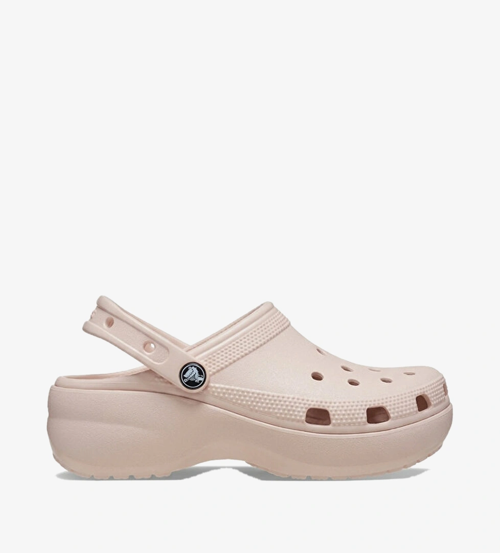 Crocs Classic Platform Clog Kadın Bej Terlik