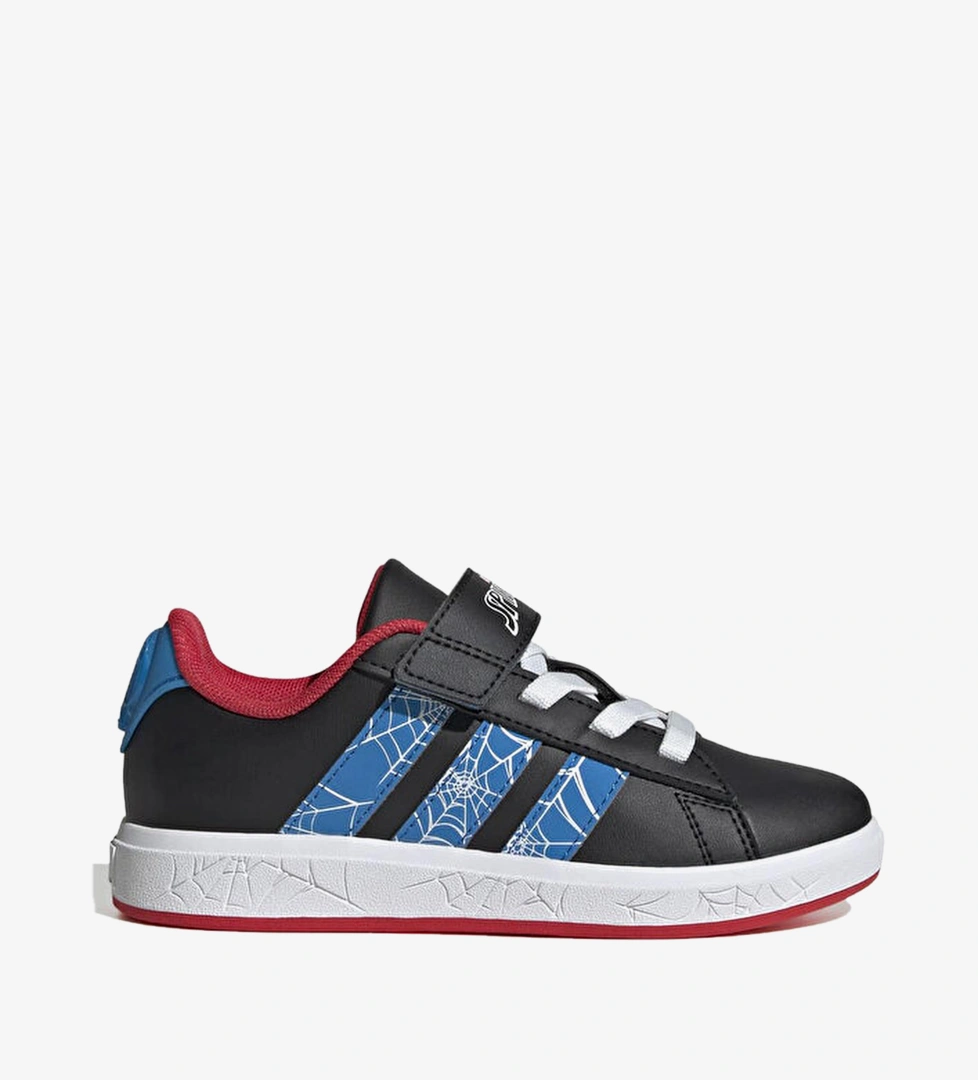 adidas Grand Court Spider Man Çocuk Siyah Sneaker