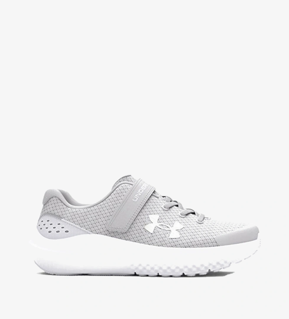 Under Armour Surge 4 Ac Kız Çocuk Gri Koşu Ayakkabısı