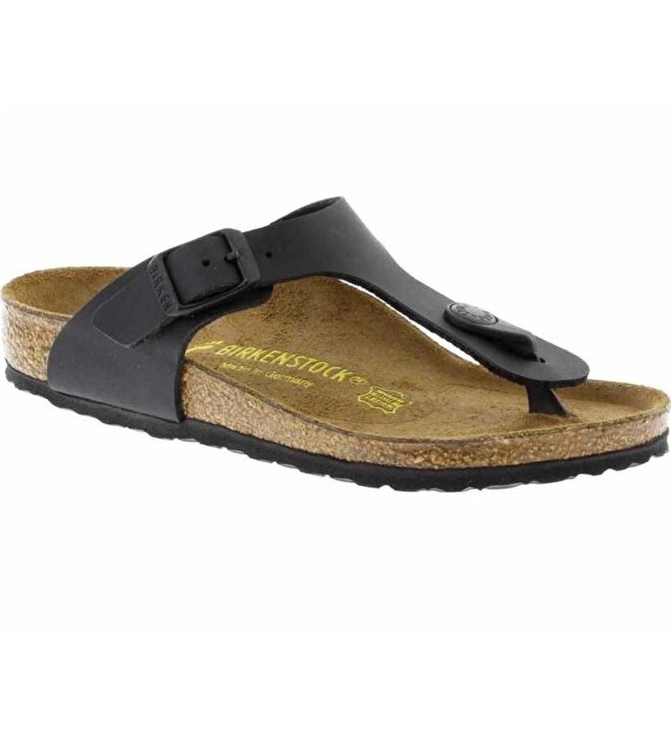 Birkenstock Gizeh Bf Kadın Siyah Terlik - Görsel 1