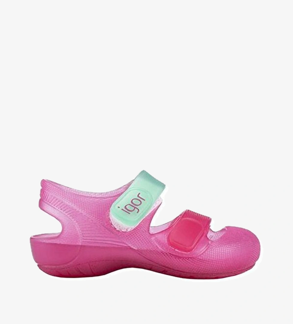 Igor Bondi Bicolor Çocuk Pembe Sandalet - Görsel 1