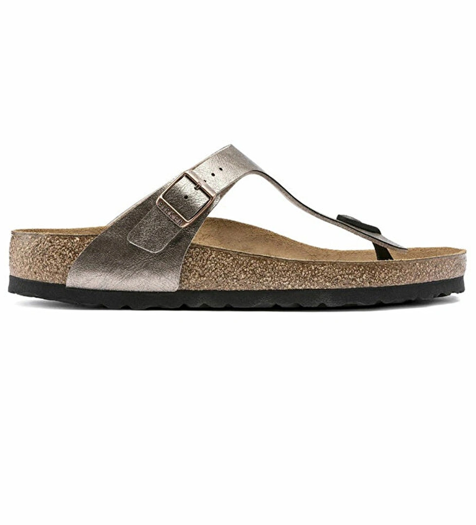 Birkenstock Gizeh Bf Kadın Metalik Terlik - Görsel 1