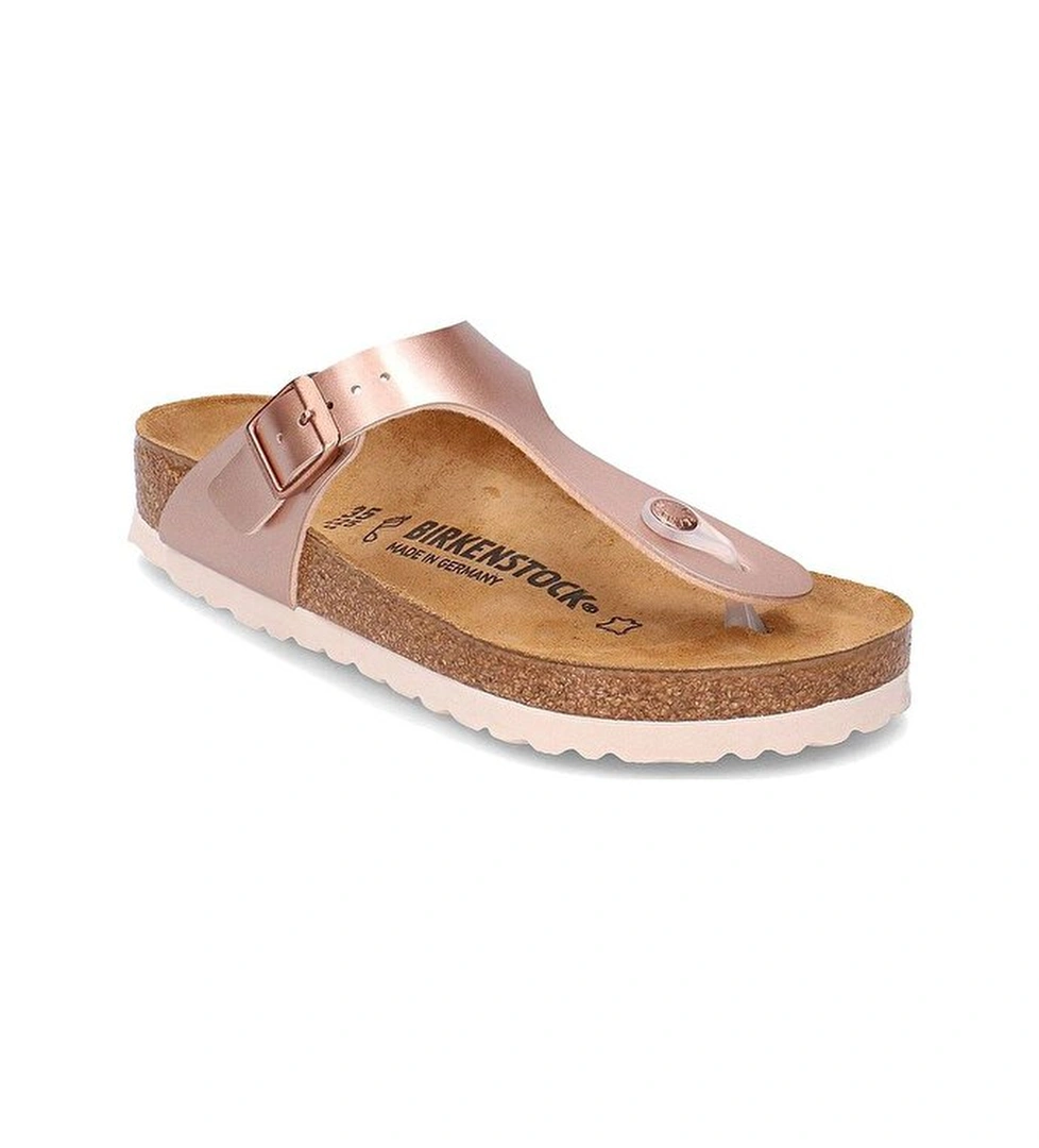 Birkenstock Gizeh Bf Kadın Metalik Terlik - Görsel 1