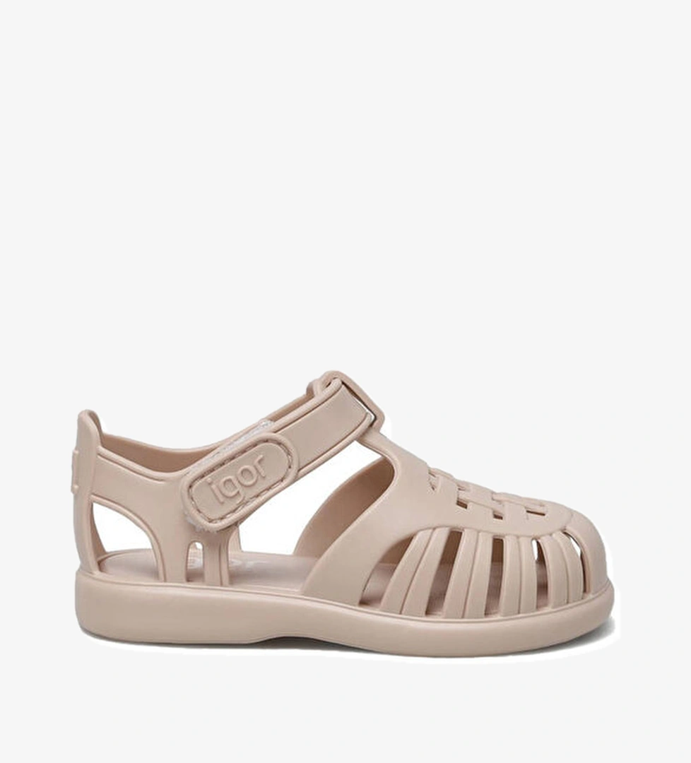 Igor Tobby Solid Çocuk Pembe Sandalet - Görsel 1