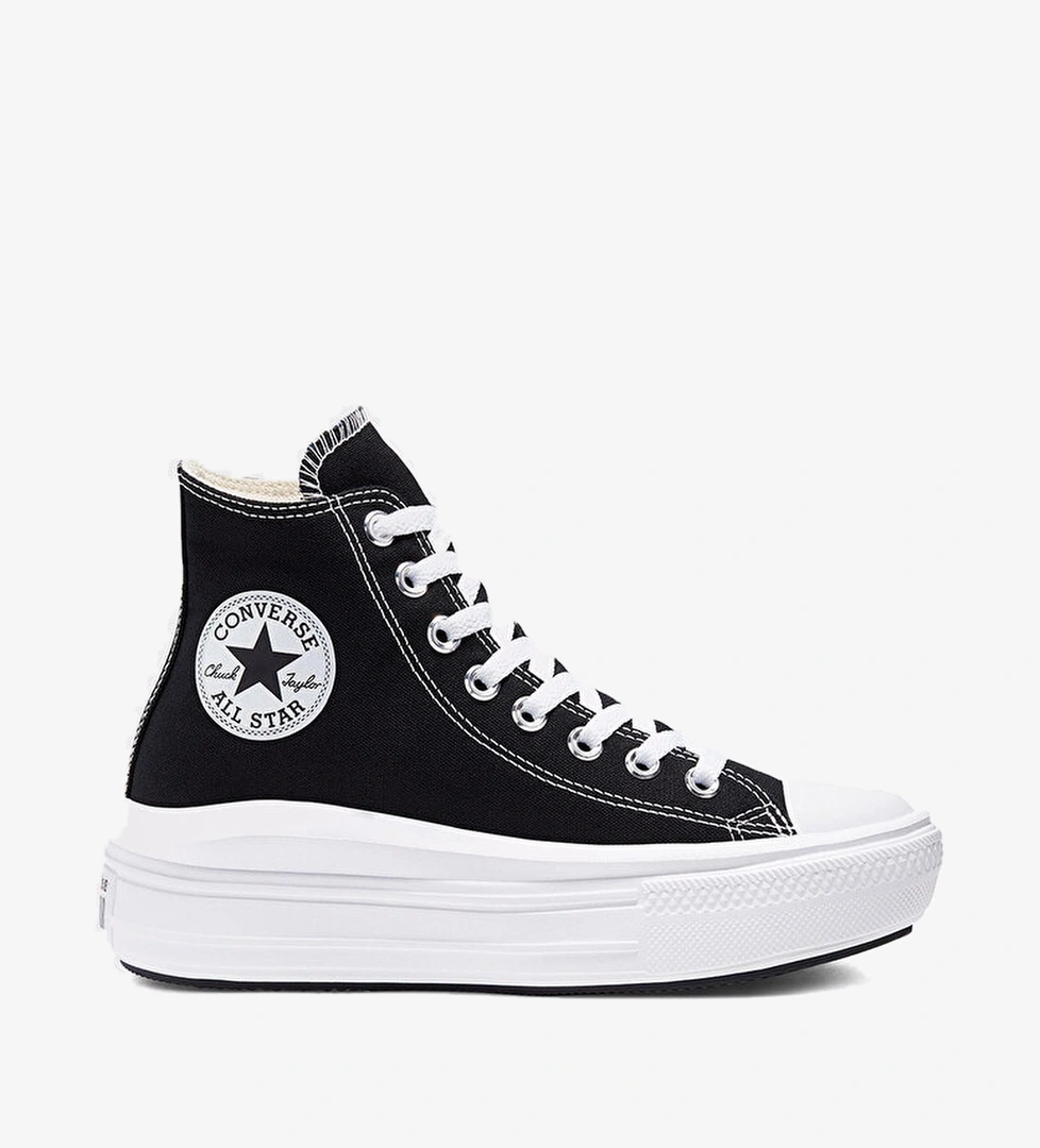 Converse Chuck Taylor All Star Move Platform Kadın Siyah Bilekli Sneaker