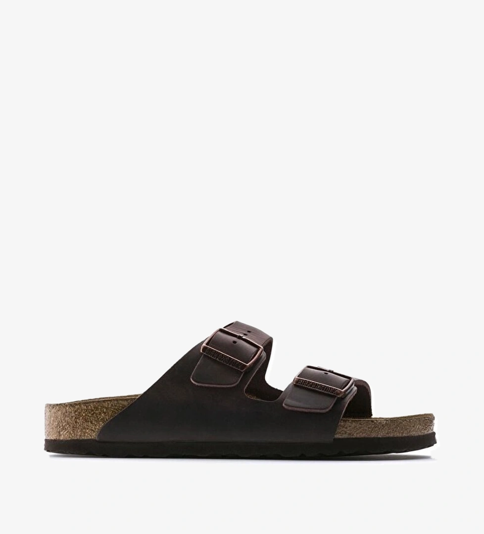 Birkenstock Arizona Nu Oiled Sfb Erkek Kahverengi Terlik - Görsel 1