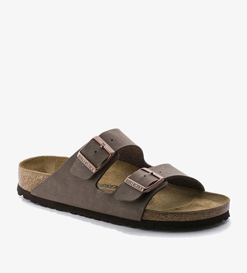 Birkenstock Arizona Nubuk Kahverengi Terlik - Görsel 1