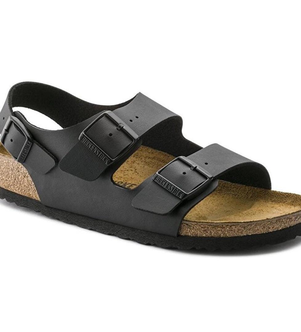 Birkenstock Milano Bf Erkek Siyah Sandalet - Görsel 1