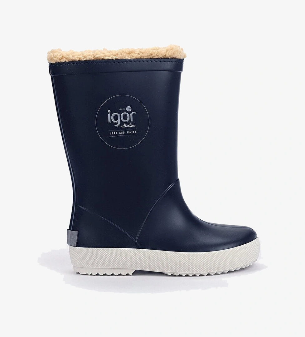 Igor Splash Nautico Borreguito Çocuk Lacivert Çizme