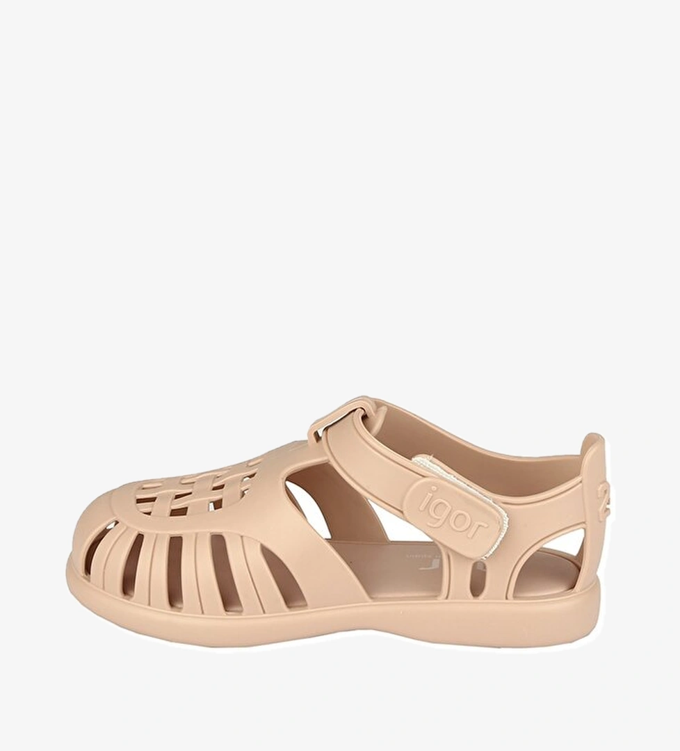 Igor Tobby Solid Çocuk Bej Sandalet - Görsel 1