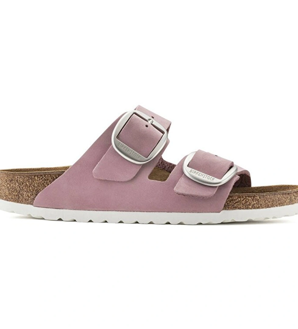 Birkenstock Arizona Big Buckle Nubuck Kadın Mor Terlik - Görsel 1