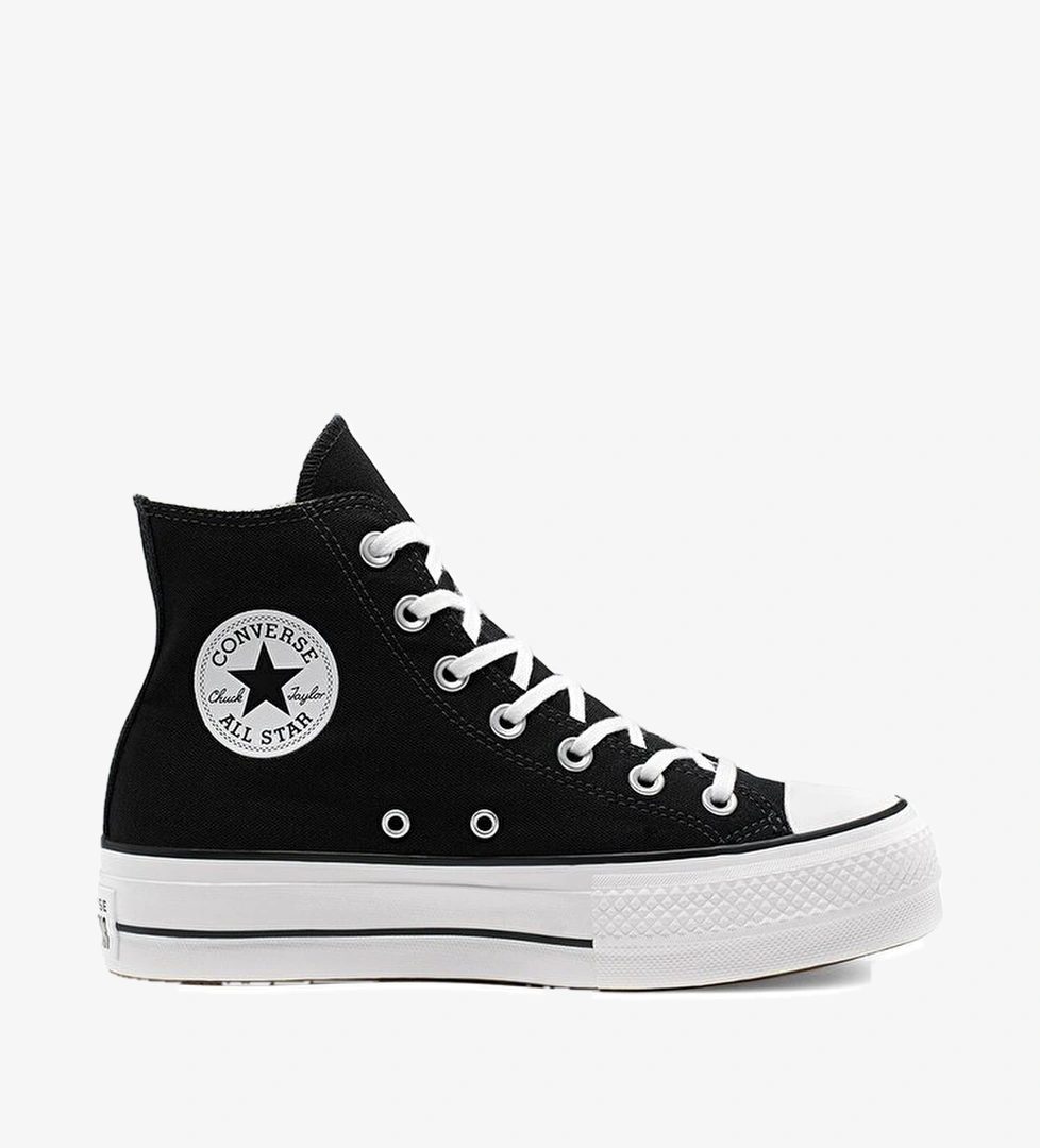 Converse Chuck Taylor All Star Platform Kadın Siyah Bilekli Sneaker