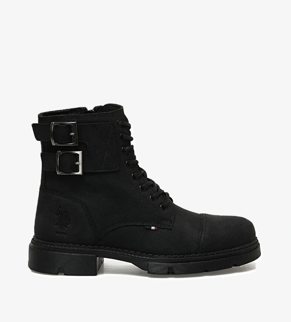 U.S. Polo Assn. Petros Erkek Siyah Bot - Görsel 1