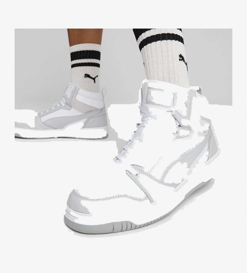 Puma Rebound V6 Gri Sneaker - Görsel 1