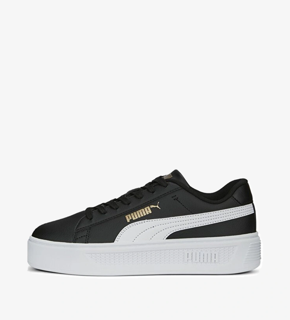 Puma Smash Platform V3 Kadın Siyah Sneaker - Görsel 1