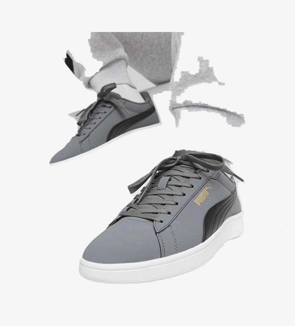Puma Smash 3.0 Buck Gri Sneaker