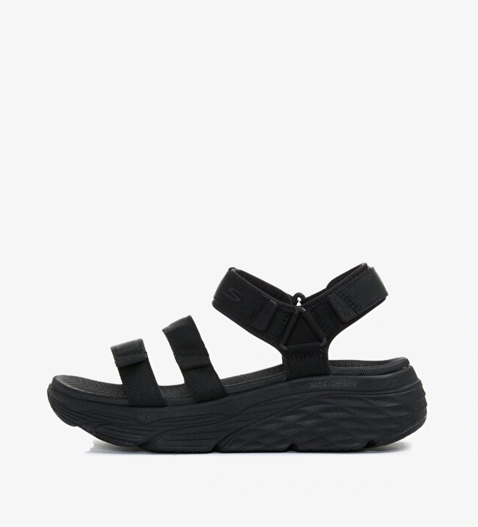 Skechers Max Cushioning Kadın Siyah Sandalet