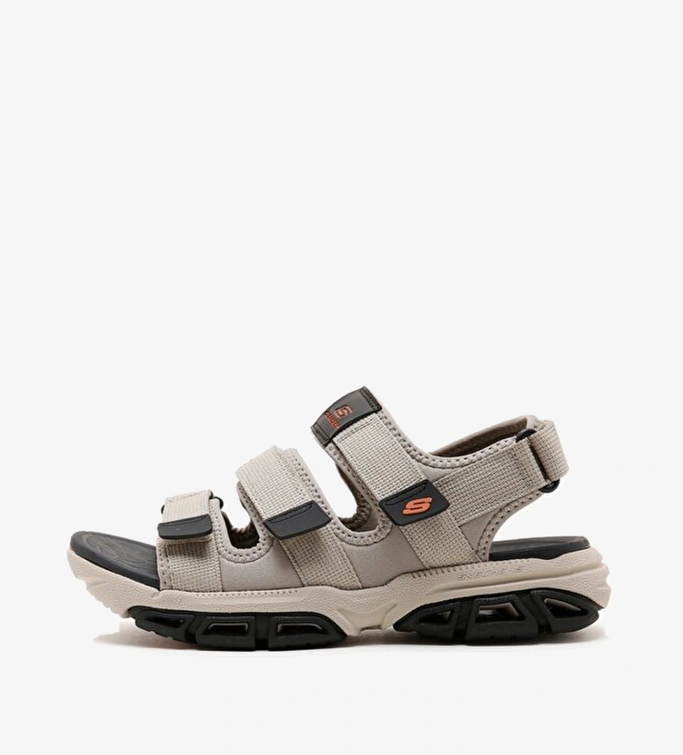 Skechers Atlan Erkek Bej Sandalet - Görsel 1