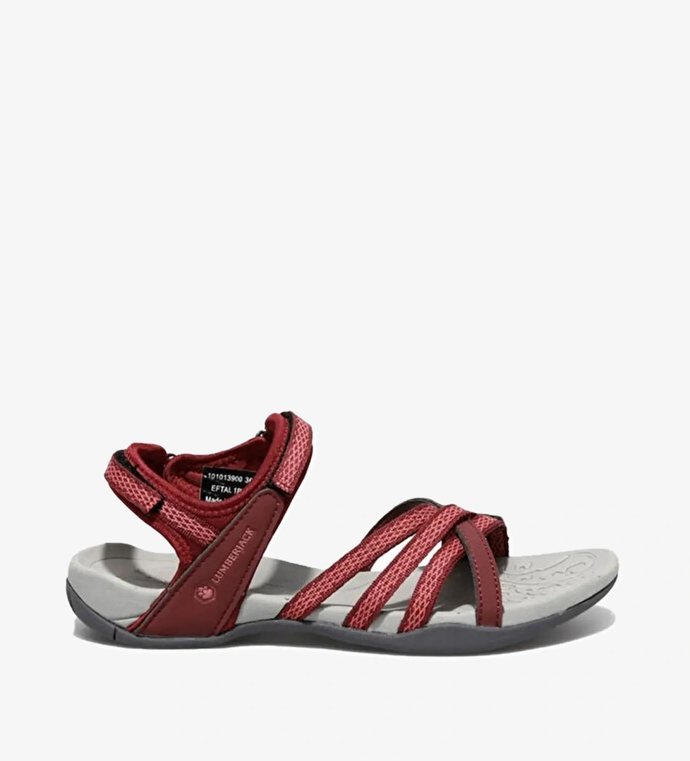 Lumberjack Eftal Kadın Bordo Sandalet - Görsel 1