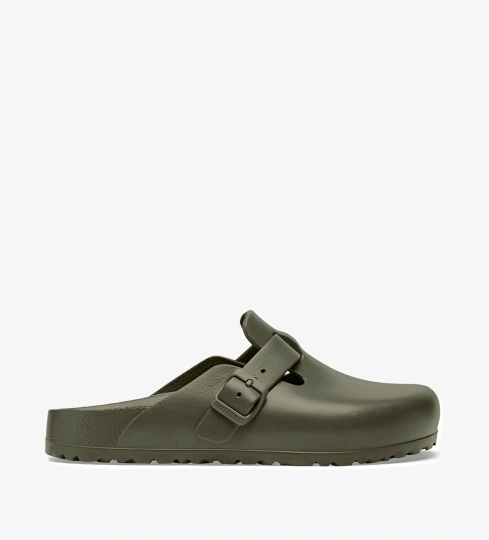 Birkenstock Boston Eva Kadın Haki Terlik - Görsel 1