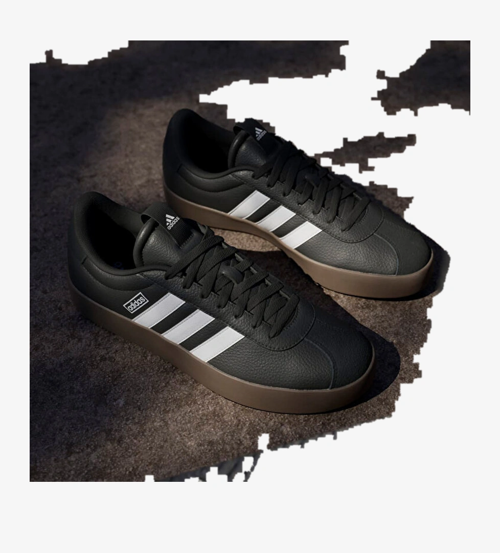 adidas Vl Court 3.0 Erkek Siyah Sneaker - Görsel 1