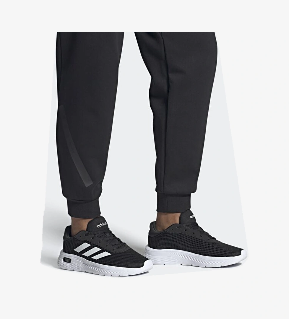 adidas Cloudfoam Comfy Erkek Siyah Koşu Ayakkabısı - Görsel 1