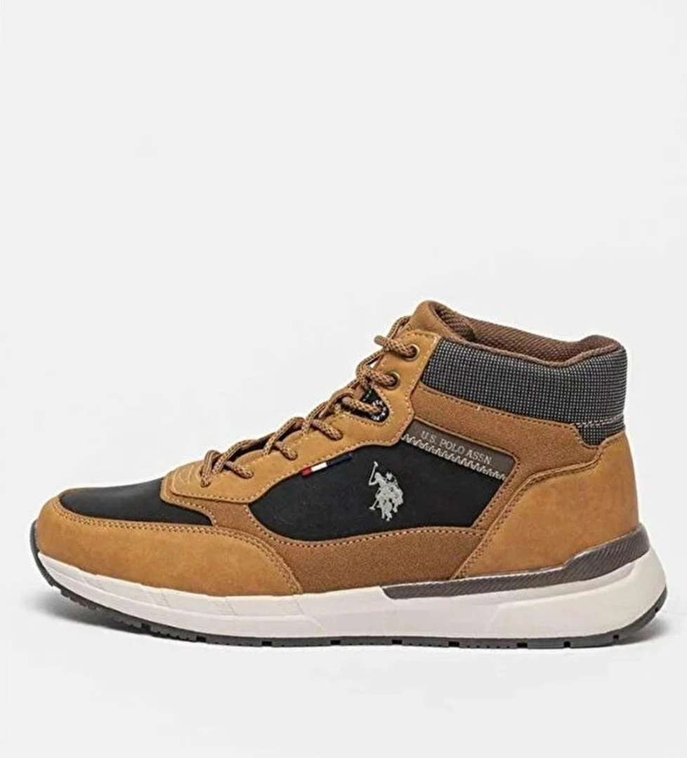 U.S. Polo Assn. Dexan Erkek Kahverengi Bot - Görsel 1