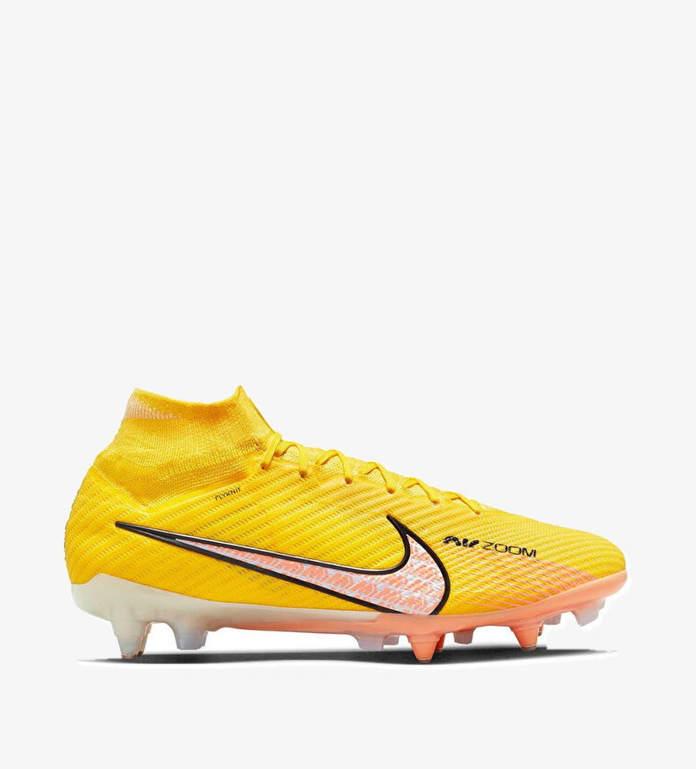 Nike Zoom Mercurial Superfly 9 Elite Sg Pro Erkek Sarı Krampon - Görsel 1