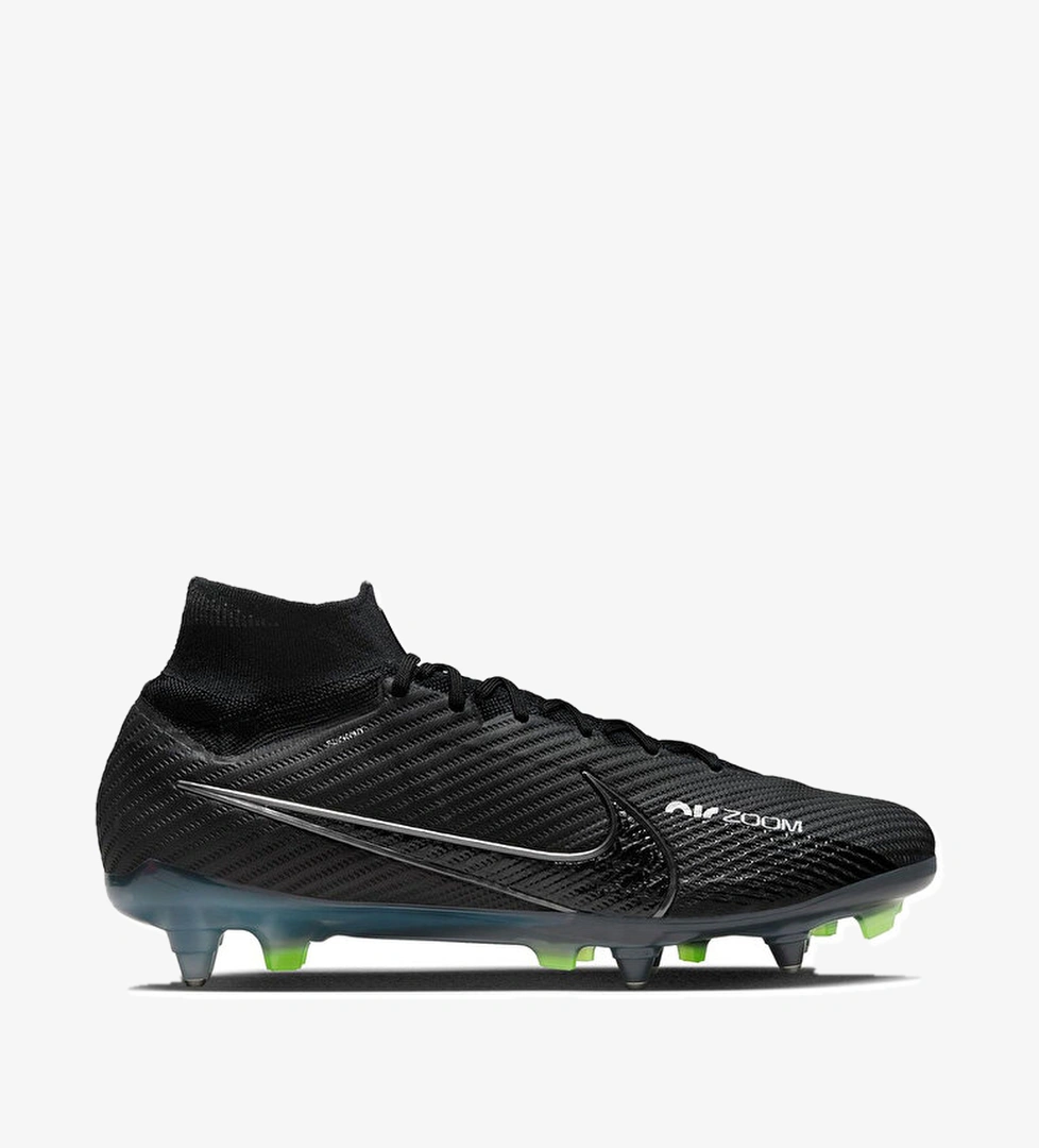 Nike Zoom Mercurial Superfly 9 Elite Sg Pro Erkek Siyah Krampon - Görsel 1